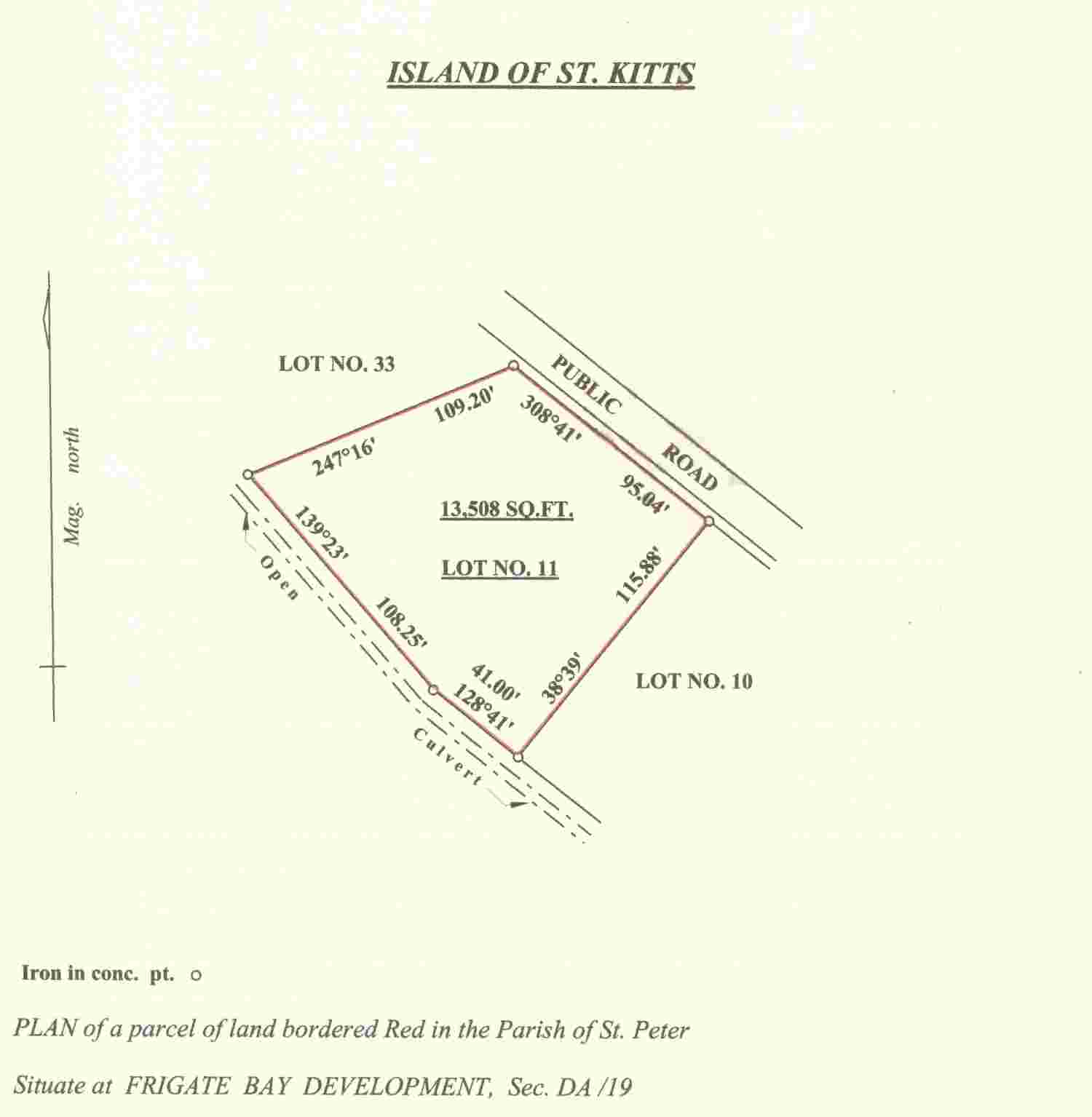 13 508 Sq Ft Land for sale in Frigate Bay, St. Kitts