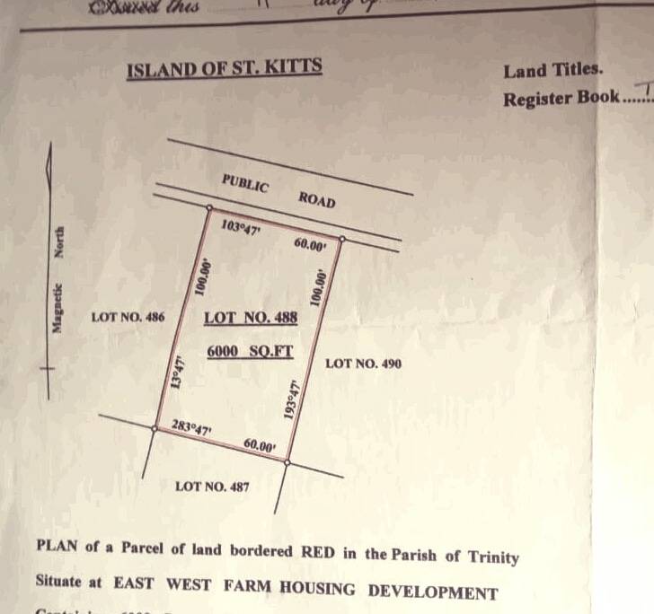 Land for sale in St Kitts, Land for sale near Ross University