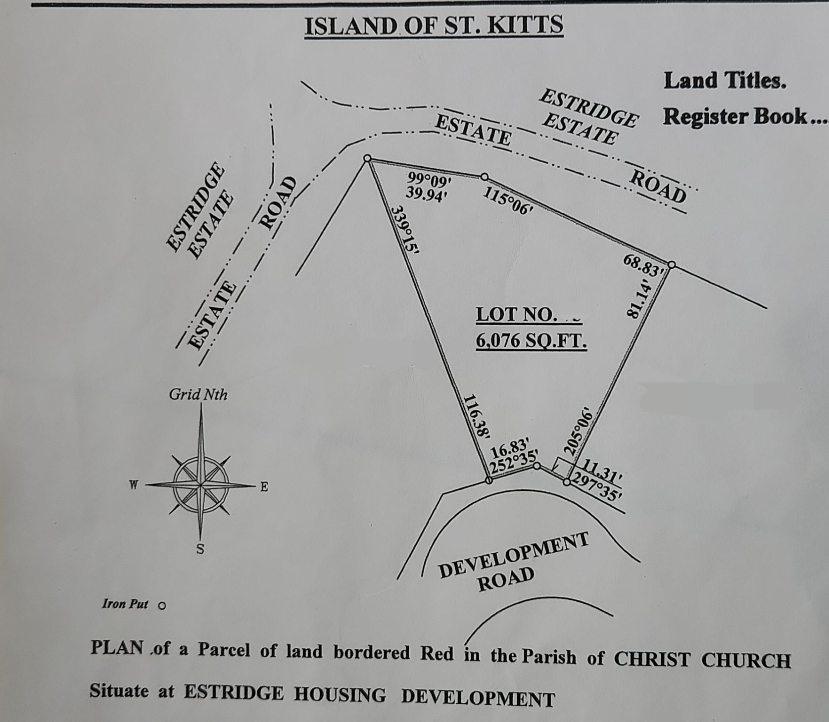 Land For Sale in Estridge, St Kitts