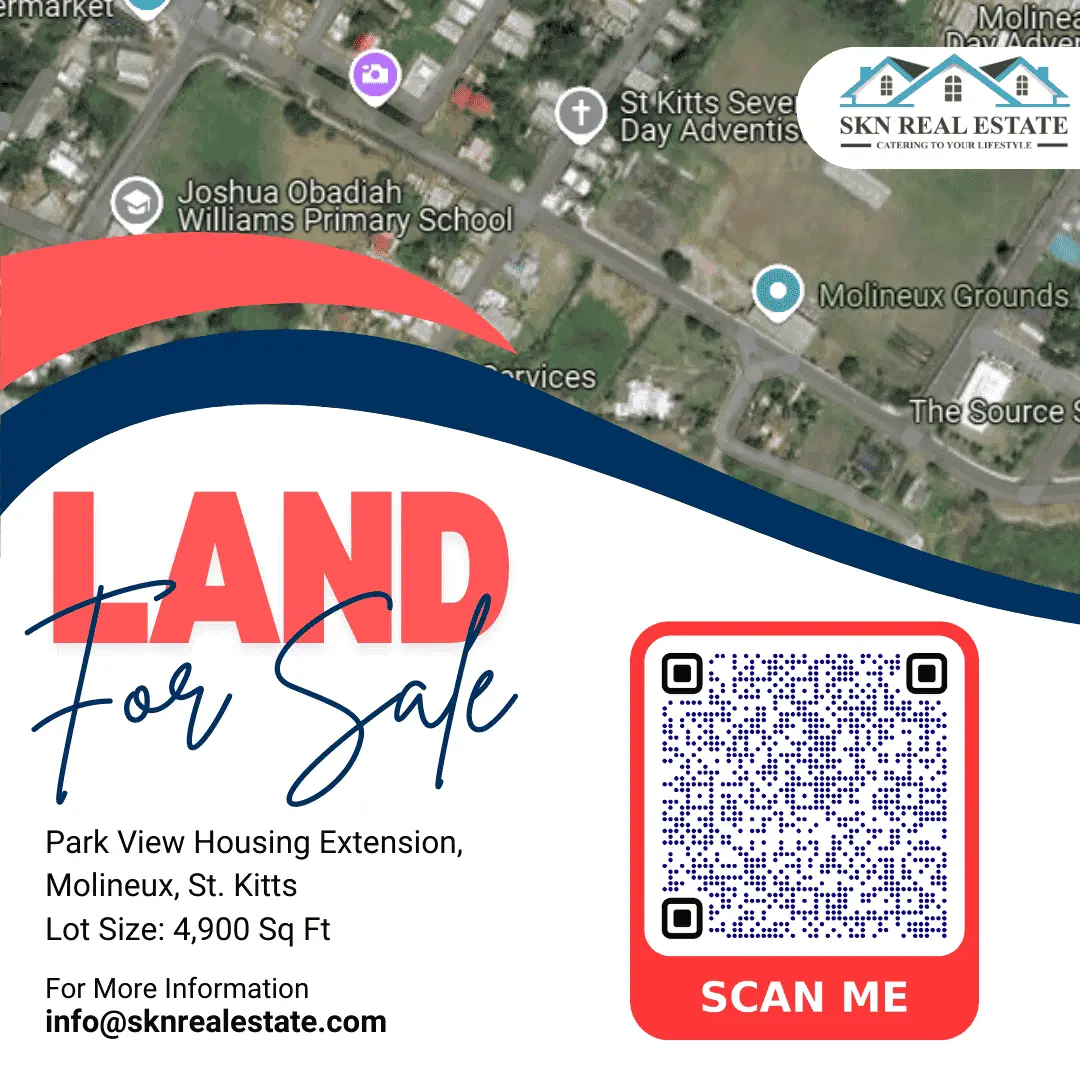 St. Kitts Land For Sale in Park View Housing Ext