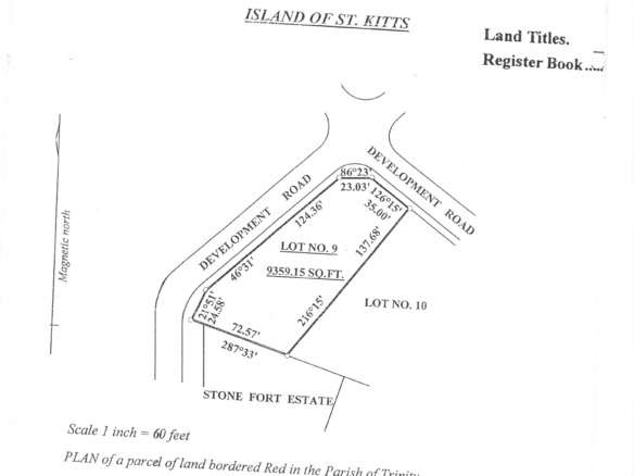 Land For Sale at StoneFort Housing, St Kitts