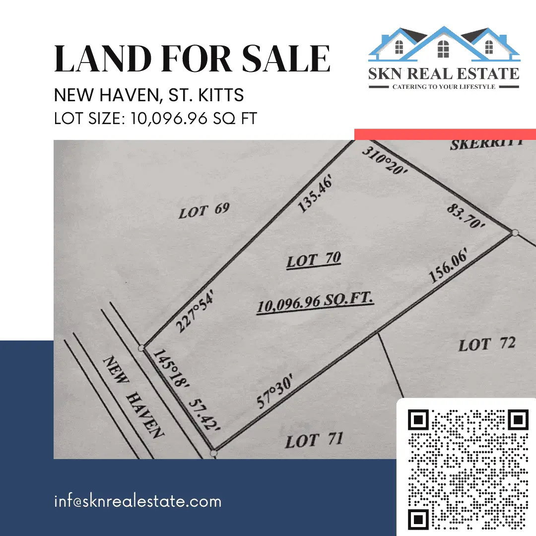 Land for sale at New Haven, St Kitts