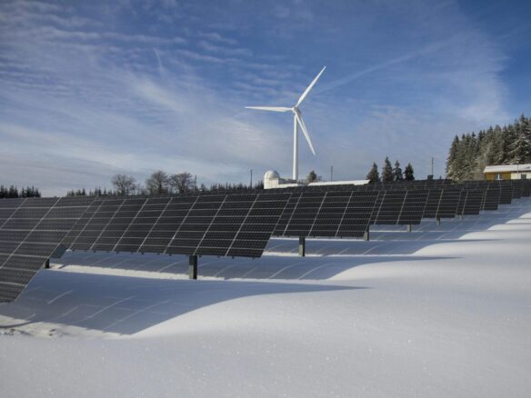 Solar panels in Caribbean representing St. Kitts green energy transition 2026
